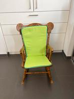 Vol houten kinder schommelstoel, Gebruikt, Ophalen