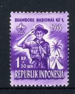 INDONESIE: ZB 141 MH 1955 Eerste Nationale Jamboree, Ophalen of Verzenden, Postfris, Zuidoost-Azië