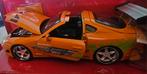 Toyota supra Brian's Fast and Furious 1/24, Comme neuf, Jada, Voiture, Enlèvement ou Envoi