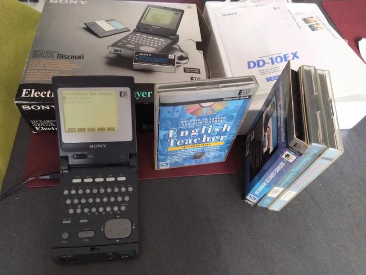 Sony Data Discman DD-10EX met 5 boeken, Elektronische apparatuur, Overige elektronische apparatuur, Gebruikt, Ophalen