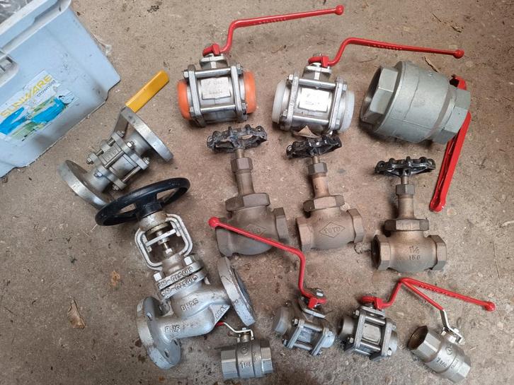 Kogelkranen, Doe-het-zelf en Bouw, Sanitair, Gebruikt, Ophalen