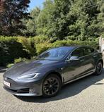 Tesla Model S 75D Autopilot + gratis superchargen, Auto's, Automaat, Zwart, Model S, Parkeersensor