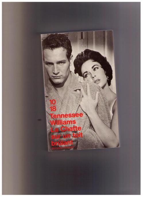 La chatte sur un toit brûlant - Tennessee Williams  10/18, Boeken, Kunst en Cultuur | Dans en Theater, Zo goed als nieuw, Toneel