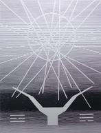 MICHEL SEUPHOR / HEXAGRAMMES YI-KING / ZW-W LITHO / 75x55cm, Antiek en Kunst, Ophalen of Verzenden