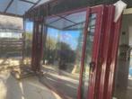 12 chassis en alu double vitrage, Bricolage & Construction, Enlèvement, Utilisé, Aluminium, Vitre comprise