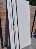 wit gelakte deur, Doe-het-zelf en Bouw, Deuren en Vliegenramen, 80 tot 100 cm, Gebruikt, Hout, Ophalen