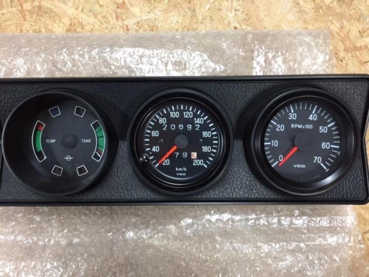 Opel Kadett B OHV CIH instrumentenpaneel met toerenteller., Auto-onderdelen, Dashboard en Schakelaars, Opel, Gereviseerd, Ophalen of Verzenden