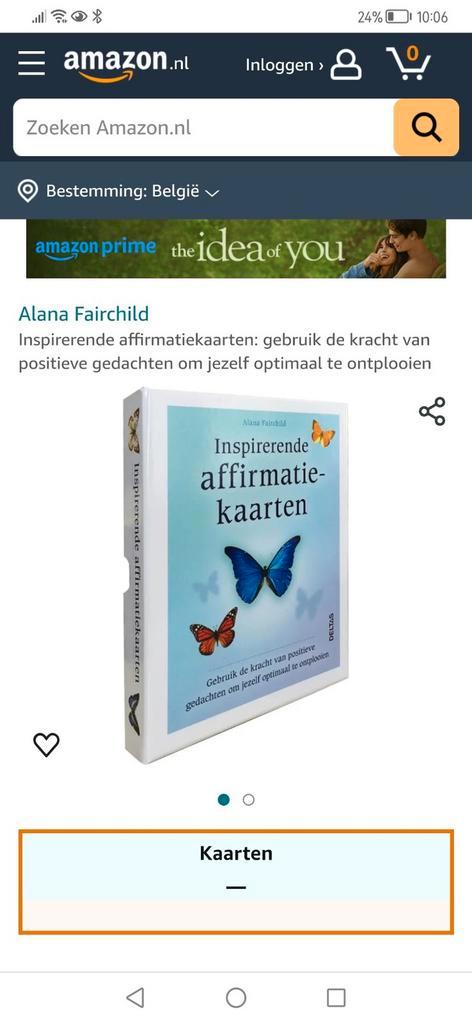 Alana Fairchild - Des cartes d'affirmation inspirantes, Livres, Ésotérisme & Spiritualité, Enlèvement ou Envoi