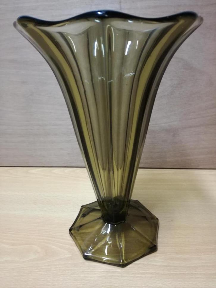 Art Deco Vaas, Antiek en Kunst, Antiek | Glaswerk en Kristal, Ophalen of Verzenden