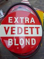 Emaille bord vedette blond, Verzamelen, Ophalen, Gebruikt, Reclamebord