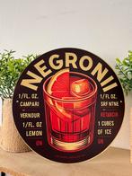 Panneau publicitaire rond en métal Negroni, Enlèvement ou Envoi, Neuf, Panneau publicitaire
