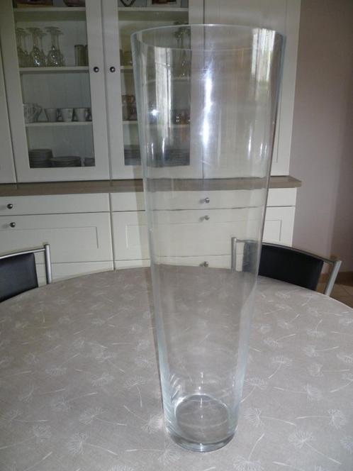 Grote glazen vaas, Huis en Inrichting, Woonaccessoires | Vazen, Gebruikt, Glas, Ophalen
