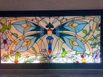 Glas in lood met Libel art nouveau, Ophalen