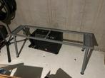 Ikea onderstel bureau, Huis en Inrichting, Bureaus, Ophalen, In hoogte verstelbaar, Zo goed als nieuw, Bureau