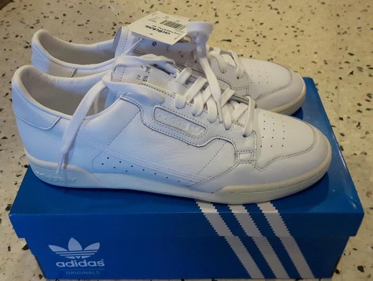 45 NIEUWE ! Adidas FULL LEDER versie !!! Continantal 80, Kleding | Heren, Schoenen, Nieuw, Sneakers, Wit, Ophalen of Verzenden