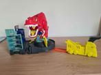 Hot wheels T-Rex rampage stuntbaan met 1 auto, Ophalen of Verzenden, Hot Wheels
