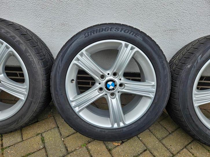 BMW 3 série f30, f31 velgen met winterbanden, Auto-onderdelen, Banden en Velgen, Banden en Velgen, Winterbanden, 17 inch, 225 mm