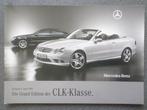 Mercedes W209  CLK Coupe & Cabrio Grand Edition 04-2008, Boeken, Auto's | Folders en Tijdschriften, Ophalen of Verzenden, Mercedes