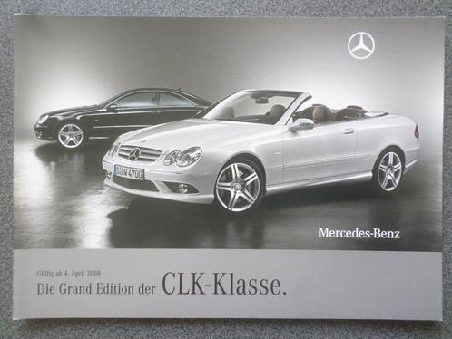 Mercedes W209  CLK Coupe & Cabrio Grand Edition 04-2008, Boeken, Auto's | Folders en Tijdschriften, Mercedes, Ophalen of Verzenden