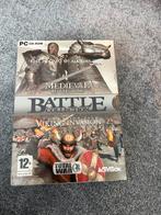 Battle Collection Medieval War met expansion pack, Games en Spelcomputers, Games | Pc, Ophalen of Verzenden, Zo goed als nieuw