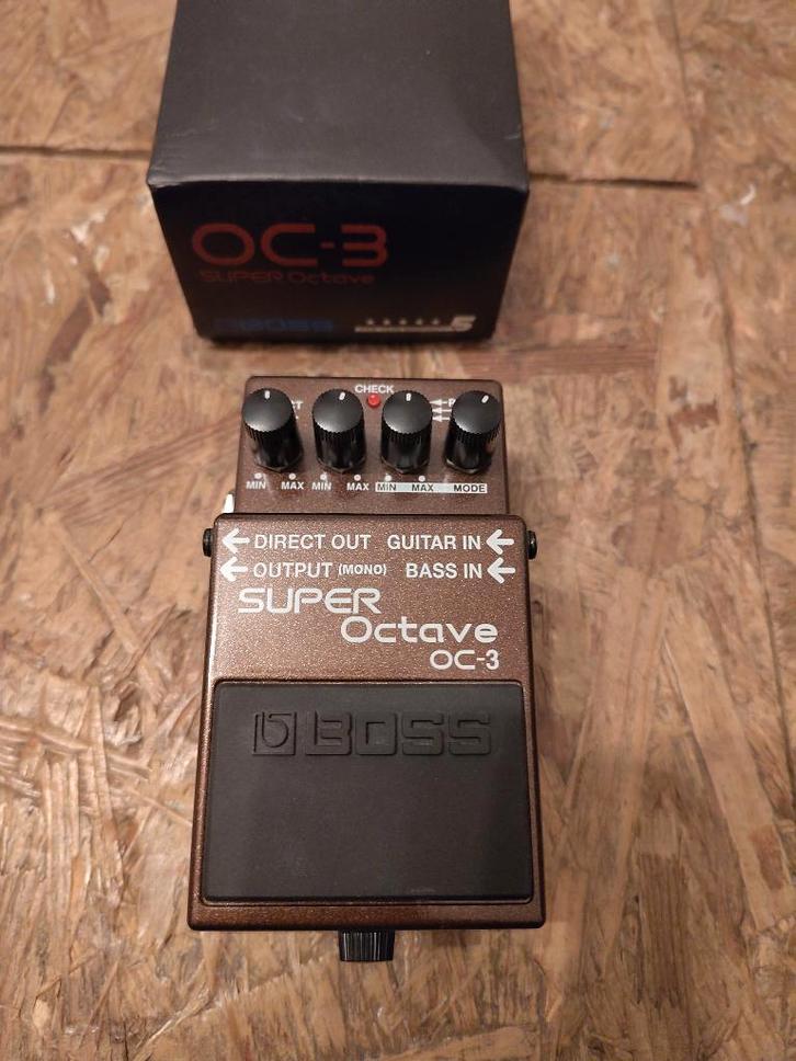 Boss OC-3 Super Octave pedaal - perfecte staat, Muziek en Instrumenten, Effecten, Zo goed als nieuw, Ophalen of Verzenden