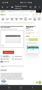 Nieuwe thermor elektrische radiator, Nieuw, Ophalen of Verzenden, Radiator