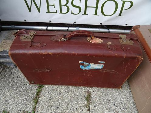 Verzorgen overschot bijtend ② Vintage koffer antieke koffer reiskoffer 6x Ook los te koop — Curiosa en  Brocante — 2dehands