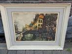 Gravure les 2 ponts a bruges signe Jef codron, Antiek en Kunst, Ophalen of Verzenden