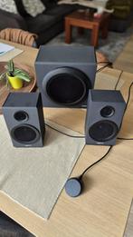 Logitech Z333 speakers + subwoofer, Audiokanaal 2.1, Logitec, Gebruikt, Ophalen of Verzenden