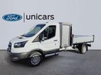 Ford Transit Trend - Kipper - 2.0 TDCI 130PK - Direct leverb, Lederen bekleding, Zwart, 4 cilinders, Wit