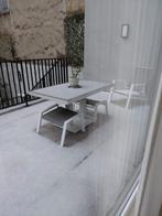 Terrastafel, Ophalen