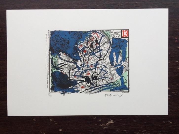 Alechinsky - 13ème arrondissement de Paris (87/99), Antiek en Kunst, Kunst | Litho's en Zeefdrukken, Ophalen