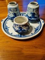 Mini set Delfts blauw met stempel 8 cm hoog, Enlèvement