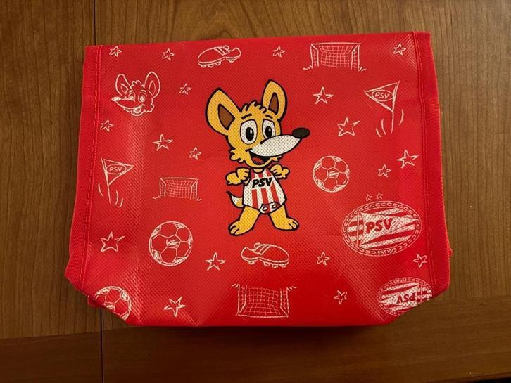 PSV Phoxy plastic opbergmap 2 vaks kidsclub PSV Eindhoven, Verzamelen, Sportartikelen en Voetbal, Zo goed als nieuw, Overige typen