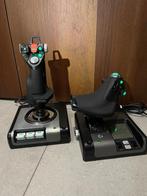 Logitech Saitek X52 Pro Flight Control System HOTAS Joystick, Ophalen of Verzenden, Zo goed als nieuw, Logitech