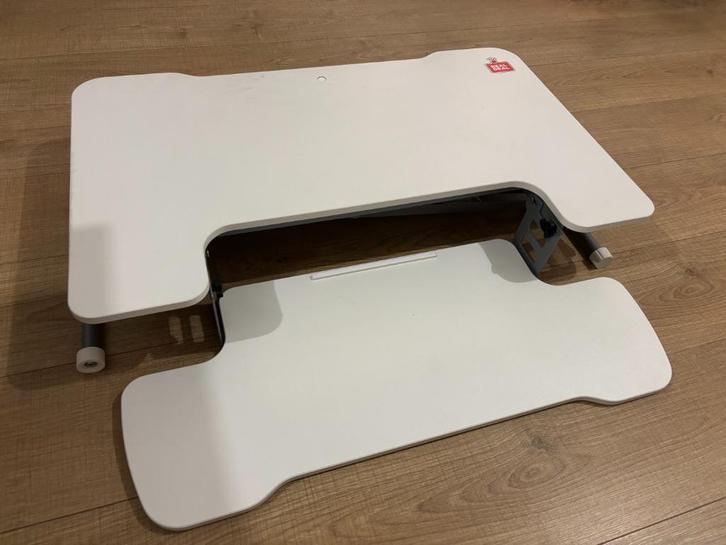 Bureau Verhoger (Standing Desk Converter), Huis en Inrichting, Bureaus, Zo goed als nieuw, Bureau, In hoogte verstelbaar, Ophalen