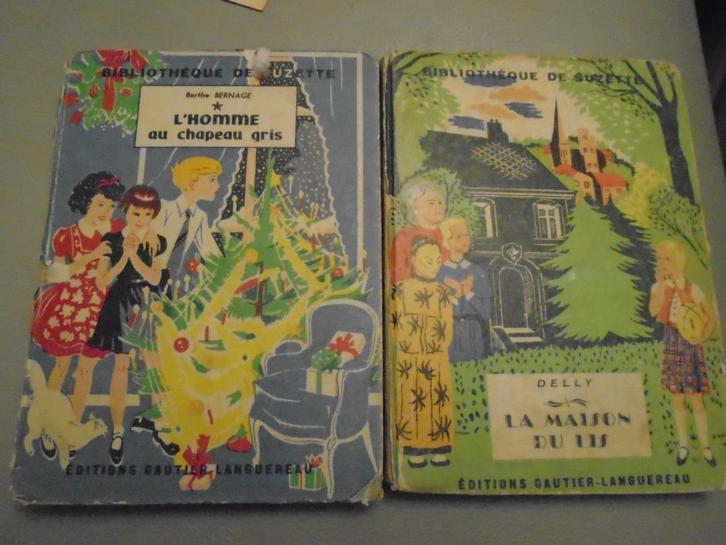 SUZETTE BIBLIOTHEEK "EDITIES GAUTIER-LANGUEREAU.1954, Antiek en Kunst, Antiek | Boeken en Manuscripten, Ophalen of Verzenden