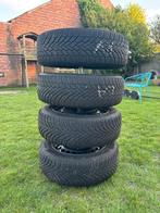4 Continental winterbanden 205/55 R 16 H op staander + hoes, Auto-onderdelen, Banden en Velgen, Ophalen, Gebruikt, Banden en Velgen