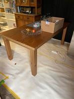 Houten tafel, Huis en Inrichting, Tafels | Eettafels, Ophalen, Gebruikt, 50 tot 100 cm, Vijf personen of meer
