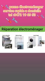 Réparation électroménager service rapide a domicile tel, Ophalen of Verzenden