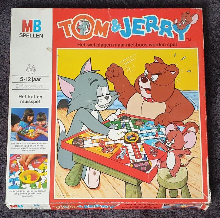 MB spellen - Tom & Jerry - 1981, Hobby en Vrije tijd, Gezelschapsspellen | Bordspellen, Verzenden