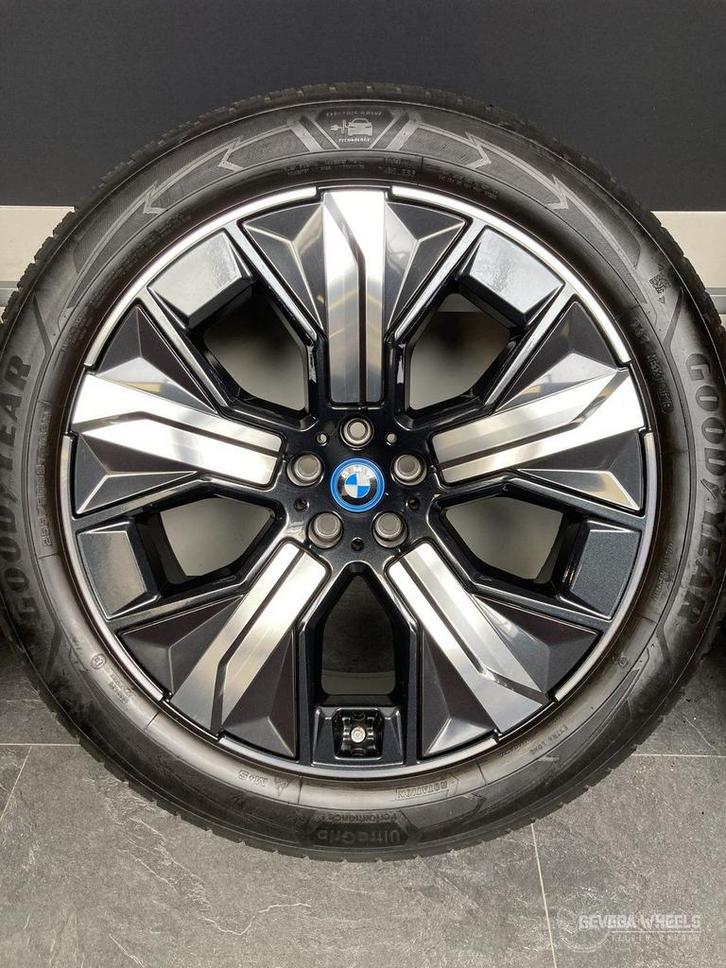 21” originele BMW IX i20 velgen + winterbanden 1012 5x112, Auto-onderdelen, Banden en Velgen, Banden en Velgen, Winterbanden, 21 inch
