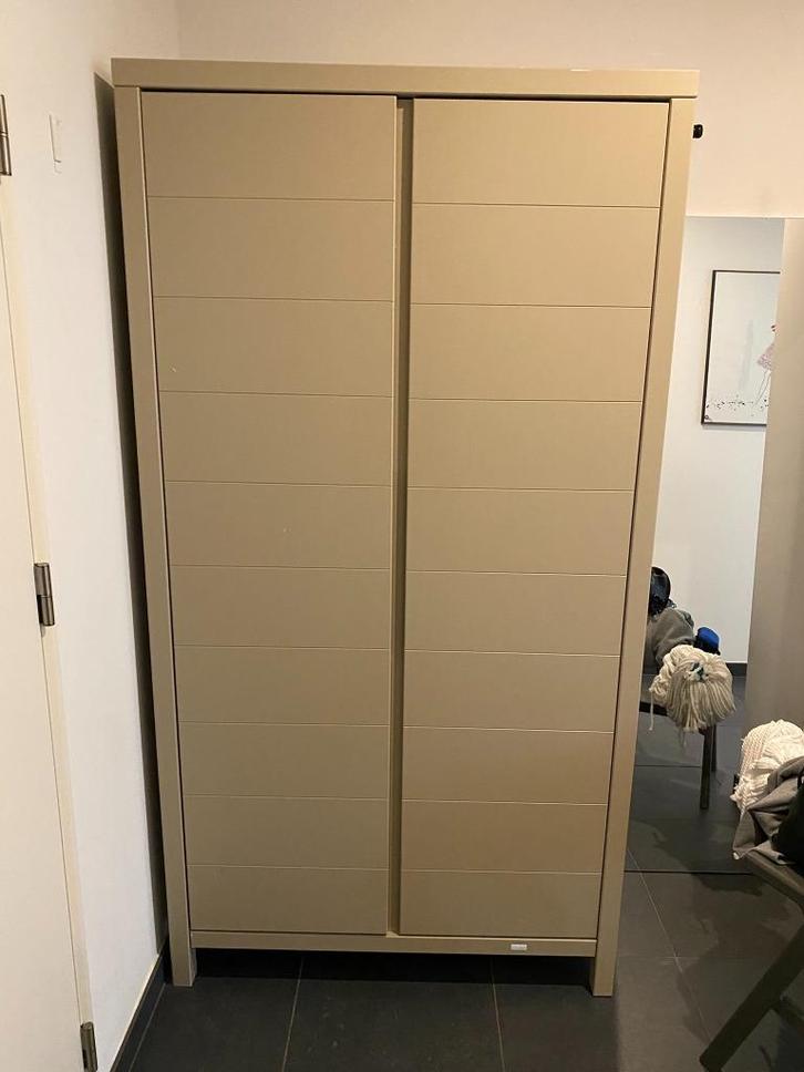 Armoire/penderie avec portes battantes – 190x100x55 cm, Huis en Inrichting, Kasten | Kleerkasten, Zo goed als nieuw, 150 tot 200 cm