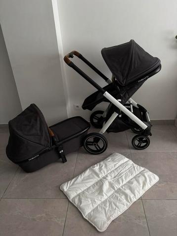 Poussette DUBATTI avec landau, Enlèvement, Comme neuf, Poussette
