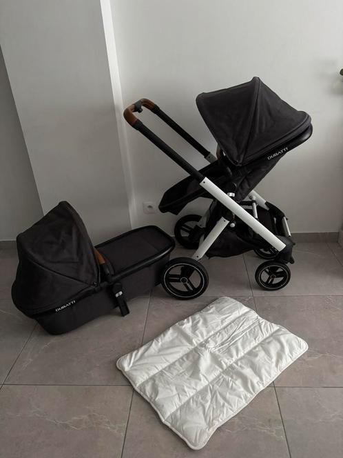 DUBATTI kinderwagen met kinderwagen, Kinderen en Baby's, Kinderwagens en Combinaties, Zo goed als nieuw, Kinderwagen, Ophalen