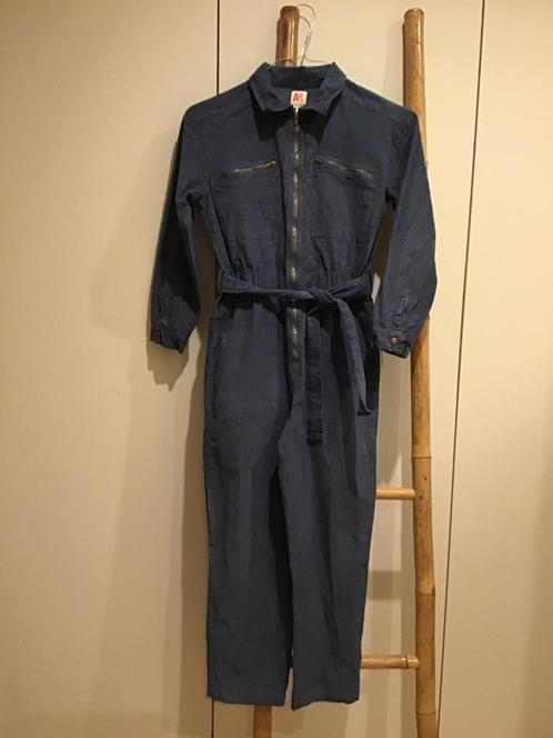 Blauwe jumpsuit AO 12 jaar, Kinderen en Baby's, Kinderkleding | Maat 152, Zo goed als nieuw, Meisje, Overige typen, Ophalen