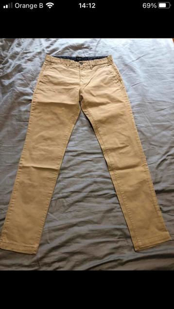 Broek Heren Pull & Bear, Enlèvement ou Envoi, Beige, Comme neuf, Taille 46 (S) ou plus petite