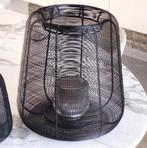 Windlicht Kaarshouders, Huis en Inrichting, Woonaccessoires | Kandelaars en Kaarsen, 25 tot 50 cm, Zwart, Ophalen of Verzenden