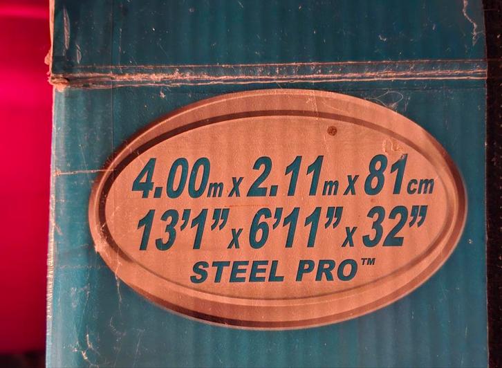 Zwembad Intex 4,0x2,11x0,8m inclusief veel accessoires, Tuin en Terras, Zwembaden, Zo goed als nieuw, Opzetzwembad, 80 tot 120 cm