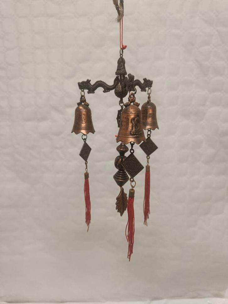 Carillon Feng Shui Dragons – Clochettes porte-bonheur – D, Tuin en Terras, Tuinwanddecoratie, Ophalen of Verzenden
